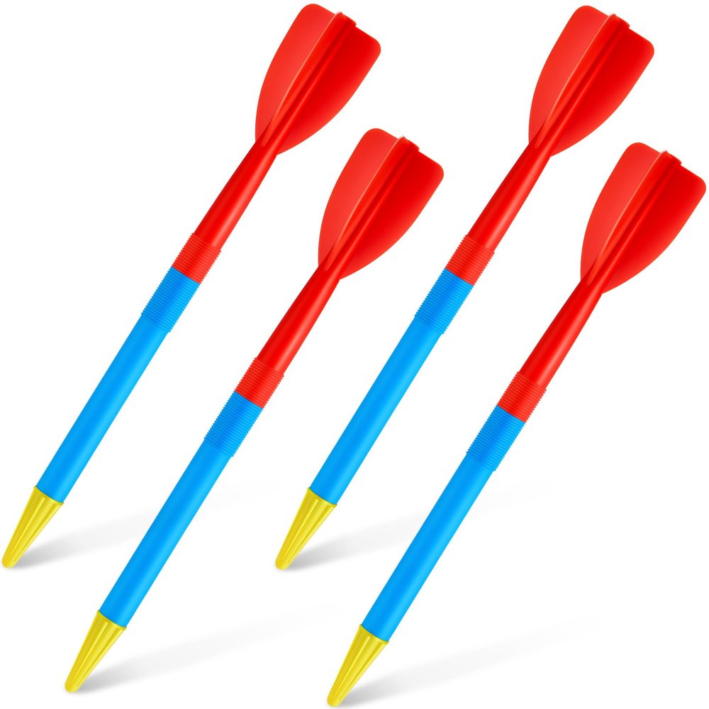Wettarn 4 Pcs 300 Gram Training Javelins for Kids Beginners, Cute Style