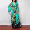 Leisureperiod Caftan for Women Plus Size Swimsuit Cover Up Ethnic Print Kaftan Beach Dress Batwing Sleeve Loungewear view 4