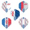 Winmau - PDC Dart Flight Collection - Dart Flights 5 Sets Per Pack (15 in Total) Extra Thick 100 Micron - Standard Shape Darts Flights - Professional Darts Accessories view 2