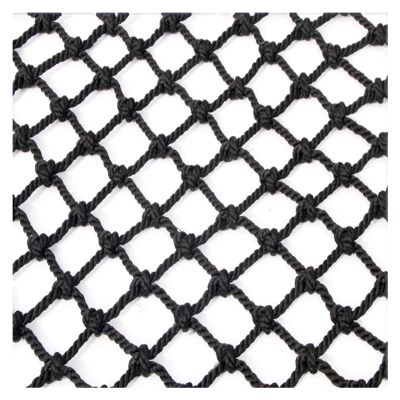 HJZALMI Stair Railing Safety Net, Climbing Cargo Mesh, Decor Rope Mesh, Outdoor Playground Fence, Anti-Fall Net for Balcony and Windows (Color : Black-mesh6cm, Size : 2mx4m)