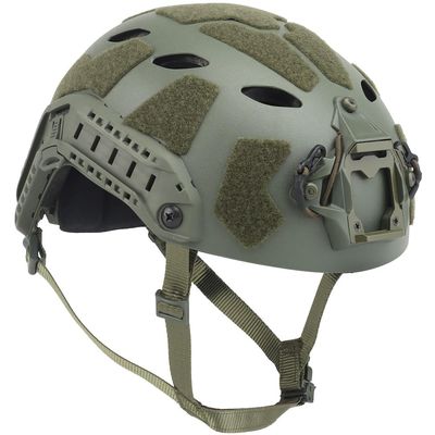Military Tactical Helmet, Fast SF Super High Cut Helmet CS Paintball Protection Airsoft Equipment (Color : OD)