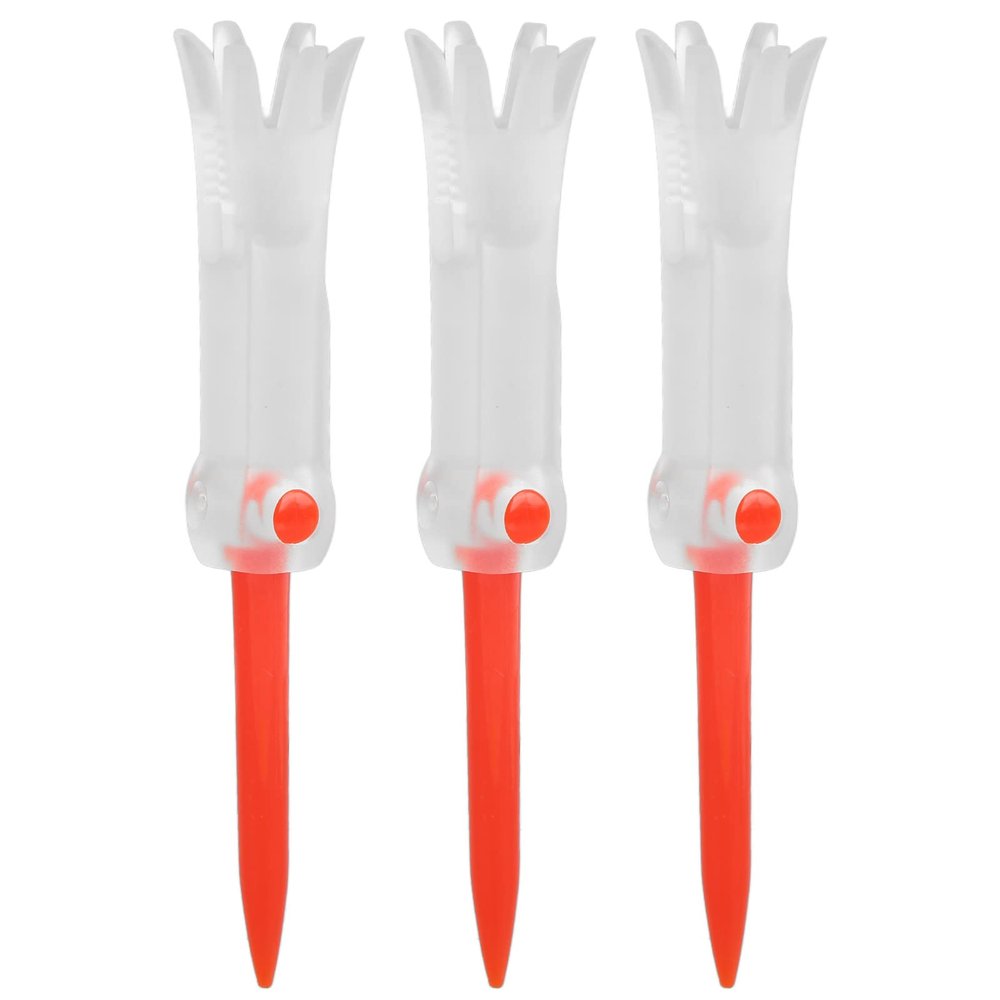Excellent Durability and Stability Tees , golfer Tees Plastic , Low Friction and resistant golfer Plastic Tees , Foldable Training golfer Tee , avoid Flying Rotatable Practice Accessories balls Studs for golfer