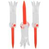 Excellent Durability and Stability Tees , golfer Tees Plastic , Low Friction and resistant golfer Plastic Tees , Foldable Training golfer Tee , avoid Flying Rotatable Practice Accessories balls Studs for golfer view 2