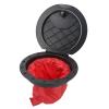 Yuecoom 11.2 inch Black Deck Plate Kit,Black Deck Plate Kit Deck Hatch with Storage Bag for Kayak Boat Fishing Rigging Cano Accessories view 3