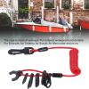 Boat Engine Emergency Stop Switch Safety Lanyard,plplaaoo Boat Kill Switch Lanyard,Boat Engine Safety Kill Stop Switch Lanyard,Safety Tether Emergency Stop Spring Wire for Replacement, boat kill view 2