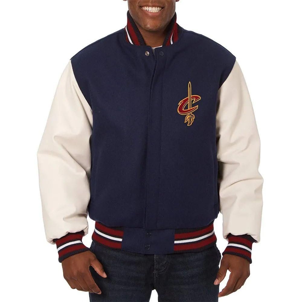 Mens Cavaliers Basketball Varsity Letterman Jacket | Cleveland National Basketball League Varsity Jacket for Men.
