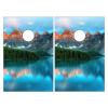 Cornhole Board Wraps Mountain Lake Rafting Side Cornhole Skins for Boards,3ft x 2ft Skin Decal Vinyl Wrap for Cornhole Game Board Bag Toss (2xpcs.) view 1