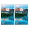 Cornhole Board Wraps Mountain Lake Rafting Side Cornhole Skins for Boards,3ft x 2ft Skin Decal Vinyl Wrap for Cornhole Game Board Bag Toss (2xpcs.) view 2