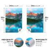 Cornhole Board Wraps Mountain Lake Rafting Side Cornhole Skins for Boards,3ft x 2ft Skin Decal Vinyl Wrap for Cornhole Game Board Bag Toss (2xpcs.) view 4