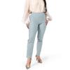 FITSIGHT Women's Yoga Dress Pants - Strechy Straight Leg Work Pants with 5 Pockets Slim Fit Office Casual Slacks (US, Numeric, 6, Regular, Regular, Sea Fog, Regular) view 2