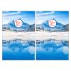 Cornhole Board Wraps Snowy Mountains and Winter Landscapes Cornhole Skins for Boards,3ft x 2ft Skin Decal Vinyl Wrap for Cornhole Game Board Bag Toss (2xpcs.) view 2