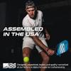Selkirk Sport LUXX Control Pickleball Paddle | Florek Carbon Fiber Pickleball Paddles with a Polypropylene X7 Core | The Pickle Ball Racket Designed for Ultimate Power & Control | Invikta Blue view 3