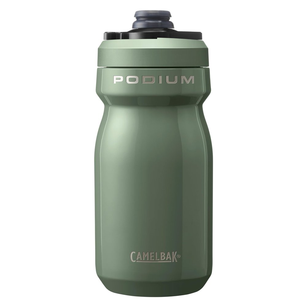CamelBak Podium Steel Insulated Stainless Steel Bike Water Bottle Moss, 18oz