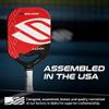 Selkirk Sport LUXX Control Pickleball Paddle | Florek Carbon Fiber Pickleball Paddles with a Polypropylene X7 Core | The Pickle Ball Racket Designed for Ultimate Power & Control | Epic Red view 3