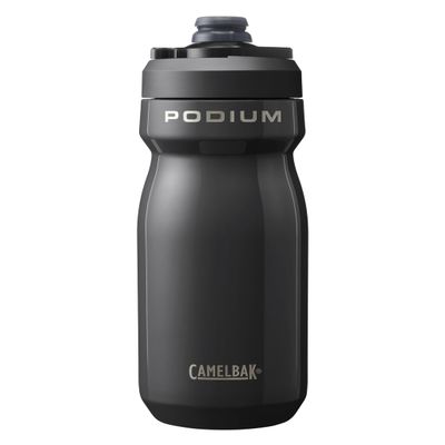 CamelBak Podium Steel Insulated Stainless Steel Bike Water Bottle Black, 18oz