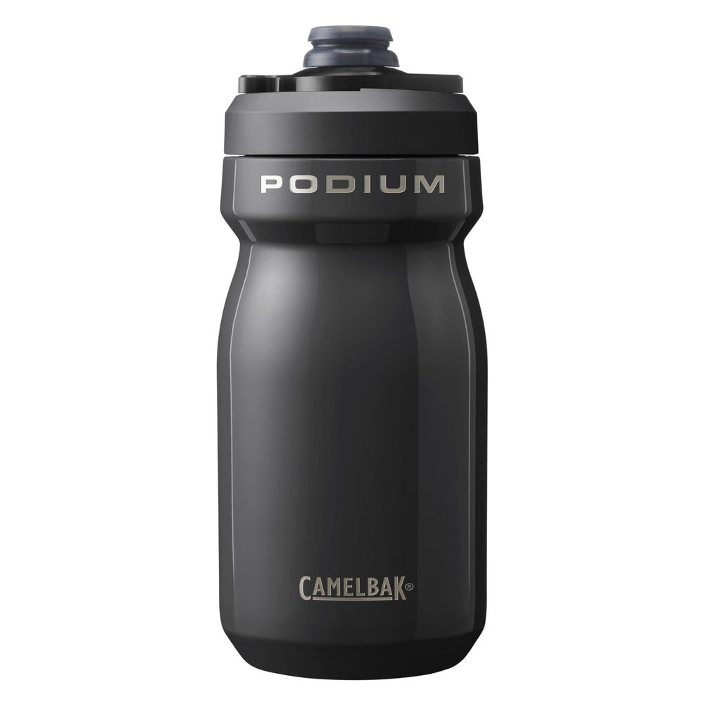 CamelBak Podium Steel Insulated Stainless Steel Bike Water Bottle Black, 18oz