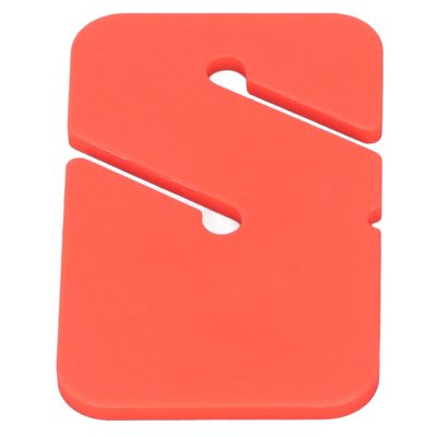Airshi Safety Wreck Cave Dive Line Marker, 4PCS ABS Scuba Diving Line Marker Compact for Snorkeling (Orange)