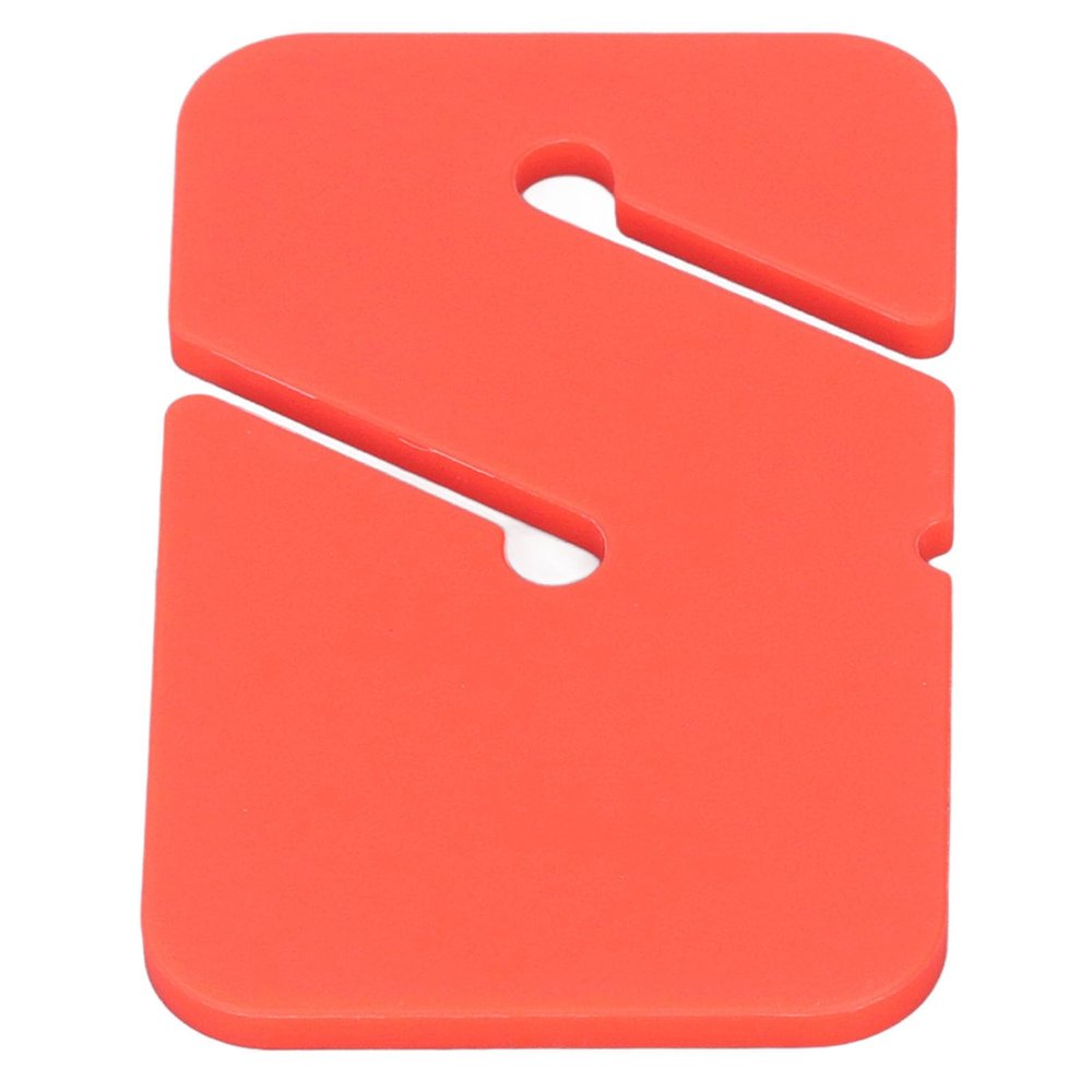 Airshi Safety Wreck Cave Dive Line Marker, 4PCS ABS Scuba Diving Line Marker Compact for Snorkeling (Orange)