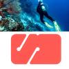 Airshi Safety Wreck Cave Dive Line Marker, 4PCS ABS Scuba Diving Line Marker Compact for Snorkeling (Orange) view 4