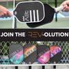 Rev Pickleball Pro-Performance Paddle - Pickleball Racket - Carbon Fiber Face - Thermoformed with Foam-Injected Walls - 14mm - 16.5"x7.5"- 8oz - USA Pickleball Approved - Aria Pro (Blue) view 4
