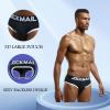 JOCKMAIL Men's Jockstrap Cotton Briefs Breathable Athletic Underwear Supporter (US, Alpha, X-Large, Regular, 307Black) view 3