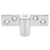316 Stainless Steel Boat Oarlock, 1/2in Rowlock Oar Socket for Small Boat Dinghy Canoe, Dinghy, Lifeboat, Polished Shank Side Mount Rowlock, Oarlock Socket for Yachts Ships view 1