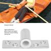 316 Stainless Steel Boat Oarlock, 1/2in Rowlock Oar Socket for Small Boat Dinghy Canoe, Dinghy, Lifeboat, Polished Shank Side Mount Rowlock, Oarlock Socket for Yachts Ships view 3