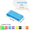 16pcs Pickleball Paddle/Racket Grip Bands, Personalized Accessories DIY Gifts Silicone Ring Name Band for Racquetball Racket Pickleball Lovers Tennis Paddle Fixing Overgrip Tape (8 Colors) view 2