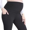 Motherhood Maternity Workout Over the Belly Pregnancy and Postpartum Leggings, Yoga Pants womens, 26 inch black, X-Large view 4