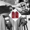 Zjjseloru Womens Elegant Genuine Lambskin Leather Driving Gloves Unlined, Touchscreen, Red, S view 3