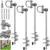 Insaga Multi-Purpose Ground Anchors, Fully Welded Trampoline Anchors, 16.5'' Mobile Home Anchors, Shed Anchor Kit for Trampoline, Swing Set, Carport,Play Ground, Set of 4 view 1