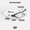ARENA Unisex Adult The One Swim Mask Fitness Swimming Goggles for Men and Women Large Fit Polycarbonate Non-Mirror Lens, Blue/Blue Cosmo/Water view 3