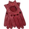 Zjjseloru Womens Elegant Genuine Lambskin Leather Driving Gloves Unlined, Touchscreen, Red, L view 4