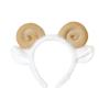 2 Pack Cute Plush Animal Ear Headbands With Horns for Costumes view 2