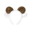 2 Pack Cute Plush Animal Ear Headbands With Horns for Costumes view 3