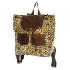 American Darling Backpack Hair-On Cowhide Genuine Vegetable Tanned Leather Drawstring Western Travel Bag 15in X 14in X 7in view 1