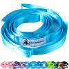 Stretch Out Straps with 10 Loops, Stretching Strap Yoga Strap for Physical Therapy, Non-Elastic Exercise Strap for Pilates, Dance and Gymnastics with Workout Guide (Light Blue) view 1
