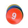 KALLORY 11pcs Digital Volleyball Court Floor Markers Variety Colors Sizes Spots Markers for Gym Sports Random Color view 1