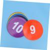 KALLORY 11pcs Digital Volleyball Court Floor Markers Variety Colors Sizes Spots Markers for Gym Sports Random Color view 4