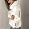 Womens 2023 Fall Turtleneck Oversized Pullover Sweaters Long Sleeves High Neck Ribbed Knit Sweater Slim Fit Basic Casual Tee Tops Solid Color Cable Knit Jumper Tops Fall Winter Warm Blouse view 4