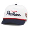 AMERICAN NEEDLE Florida Panthers Officially Licensed NHL Roscoe Adjustable Snapback Baseball Hat (23008A-FLP-WHNV) view 1