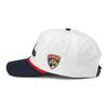 AMERICAN NEEDLE Florida Panthers Officially Licensed NHL Roscoe Adjustable Snapback Baseball Hat (23008A-FLP-WHNV) view 2