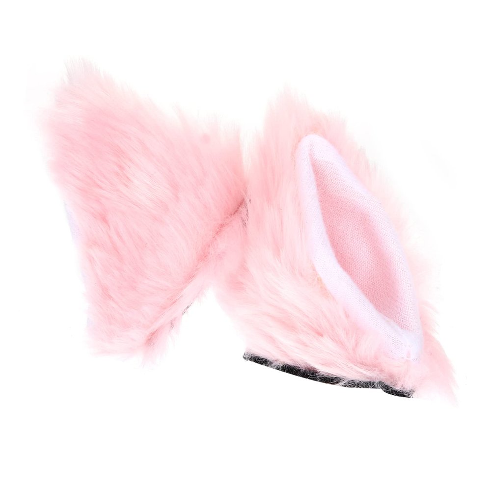 FAVOMOTO 1pair Plush Cat Ear Decorations for and Stylish Ornaments for Personal Expression for and Skiers