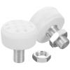 BESPORTBLE Wear-Resistant Roller Skate Toe Stops 2pcs Replaceable Skate Stoppers Easy Install Toe Stop Plugs view 1