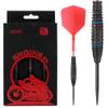 CUESOUL Engine V4 21g Steel Tip 90% Tungsten Dart Set with Oil Paint Finished and Unifying ROST T19 Carbon Flight view 1