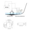 Bilge Switch, Accurate Sensor Smart Durable Bilge Pump Switch Sensor for Boat Yacht view 2