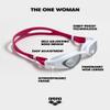 ARENA The One Woman Swim Goggles for Women Watertight Fit Orbit-Proof Seals Anti-Fog Polycarbonate Non-Mirror Lens, Blue/Blue Cosmo/Water view 3