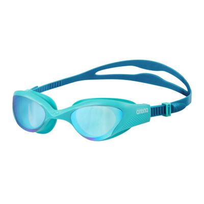 ARENA Unisex Adult The One Swim Goggles for Men and Women Watertight Fit Orbit-Proof Seals Anti-Fog Coated Mirror Lens, Blue/Blue Cosmo/Water