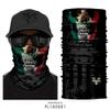 DHSOU 6PCS Mexican Neck Gaiter Face Men Women Seamless Bandana Skull Face Cover Scarf Balaclava Headband Head Wrap Headwear view 2