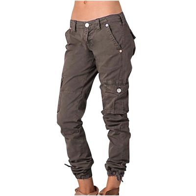 Cargo Pants for Women Mid Rise Pockets Baggy Trousers Loose Lightweight Hiking Pants Y2K Fashion Boyfriend Streetwear Pants